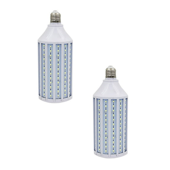 2Pack Corn Light Bulb High Output 1850 Outdoor Light Bulb 15 Super Bright E26 Led Light Bulb 6000K White Corn Light Bulb For Garage Porch Post Street Led Light Home Decor
