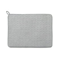 Pebbuoy Microfiber Dish Drying Mat Absorbent Pad Large Size Kitchen Counter Mat Dish Drainer Pad Tableware Countertop Protection Mat for Countertops Sinks Draining Racks