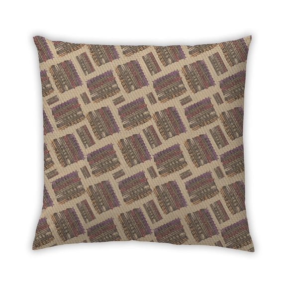 Ahgly Company Outdoor Square Contemporary Throw Pillow, 18 inch by 18 inch