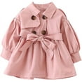 thumbnail image 1 of FullGood Toddler Girl Spring Autumn Windbreaker Jacket Trench Coat for 1-4 Years, 1 of 4