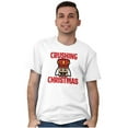 thumbnail image 4 of Crushing Christmas Nutcracker Pun Men's Graphic T Shirt Tees Brisco Brands X, 4 of 4
