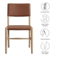 thumbnail image 2 of Dover Dining Side Chairs Set of 2 in Natural, 2 of 10