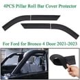 thumbnail image 1 of ALLTIMES 4 Pcs Protecteur de Couvercle de Barre de Roulement de Pilier pour Ford pour Bronco 4 Portes 2021-2023, TPE, 1 of 9