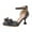 Black, variant on Otqutp Girl's Lolita Mary Jane Shoes Cute Chunky High Heel Vintage Pumps with Bow Pointed Toe Sandals Dress Kid Sandal