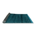 thumbnail image 2 of Ahgly Company Indoor Round Abstract Light Blue Modern Area Rugs, 4' Round, 2 of 4