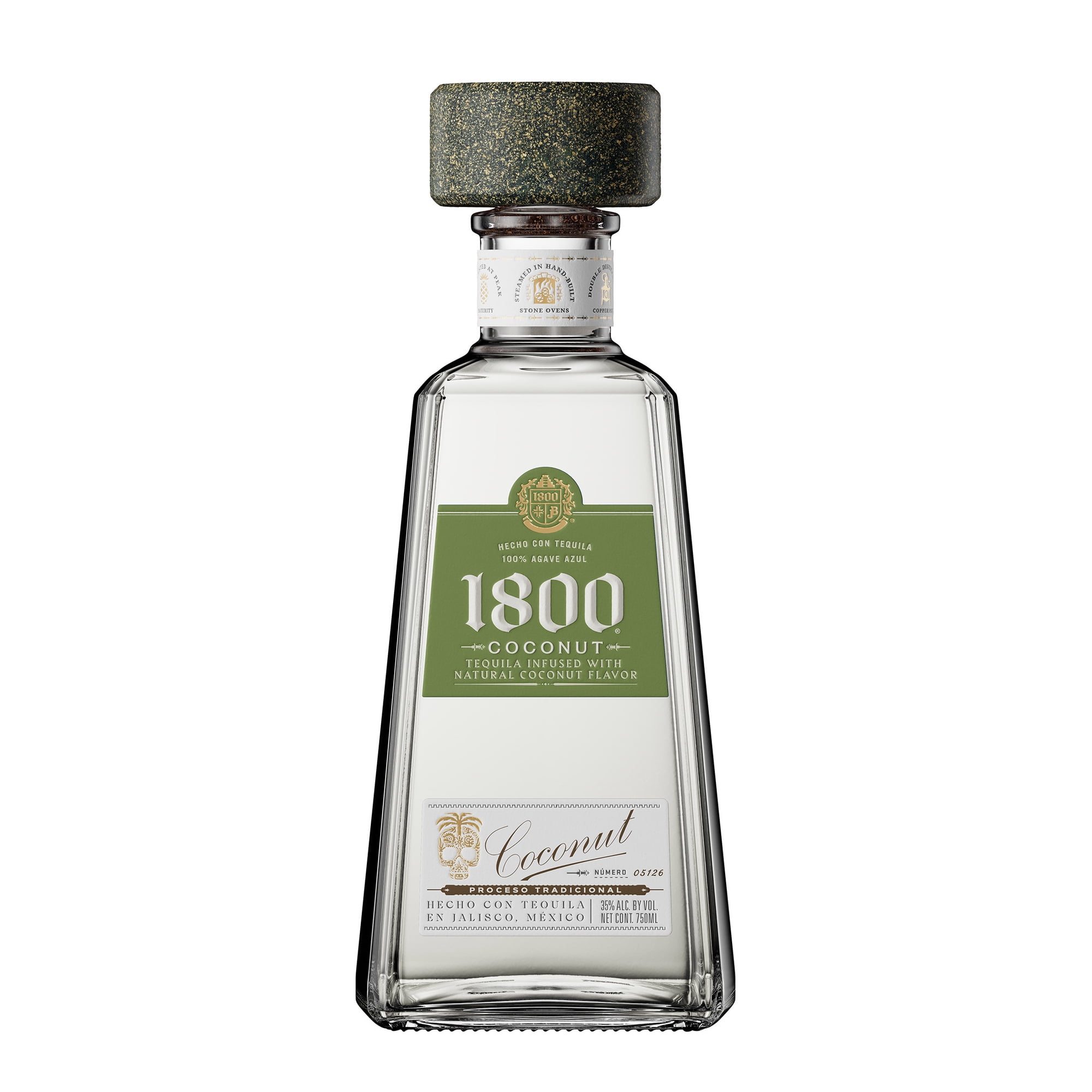 1800 Tequila Coconut, 750 ml Glass Bottle, 35% ABV