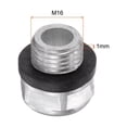 thumbnail image 3 of Unique Bargains M10x1mm Male Threaded Aluminum Air Compressor Oil Level Gauge Sight Glass, 3 of 5