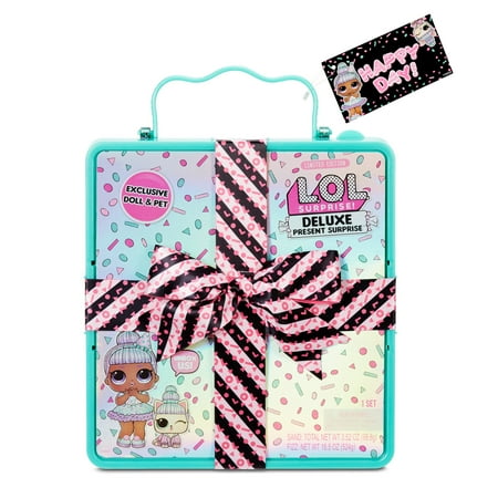 L.O.L Surprise! Deluxe Present Surprise with Limited Edition Sprinkles Doll Accessories