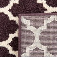 thumbnail image 5 of Unique Loom Philadelphia Trellis Rug Purple/Ivory 2' 2" x 3' Rectangle Geometric Contemporary Perfect For Living Room Bed Room Dining Room Office, 5 of 6