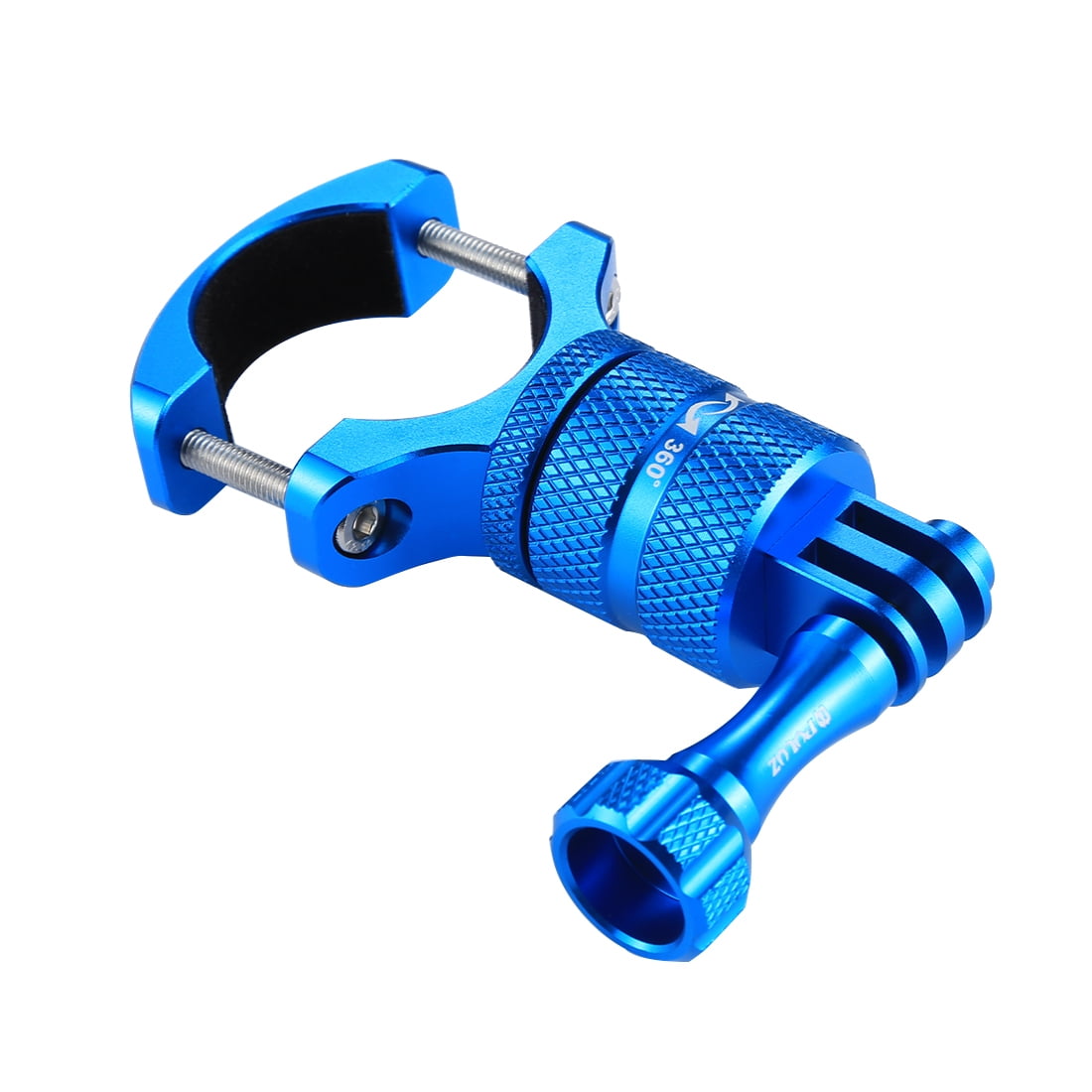 Biplut Three way 360 Degree Adjustable Aluminium alloy Pivot Arm Mount  Adapter for Sport Camera (Blue) 