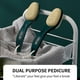 thumbnail image 5 of Fiudx Exfoliante para Pies, Lima de Doble Cara, Cepillo de Pedicura de Mango Largo, Agarre Antideslizante, Removedor de Callos, Uso En Seco y Húmedo, Práctico Orificio para Colgar, Cuidado de Los Pie, 5 of 7