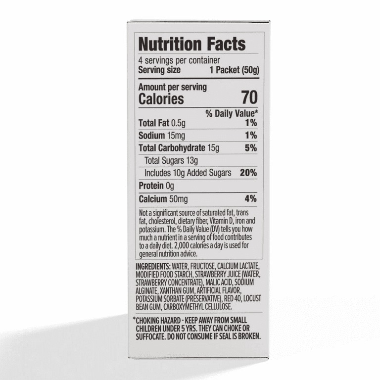 Yulu Popping Boba Pearls - Strawberry 4 Pack - Net Wt 7.1 oz. (200g)