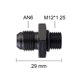 thumbnail image 1 of Universal male 6AN AN6 to M10 m12x1.25/1.5, AN6 to m16 m14x1.5, AN6 to 1/4 3/8 1/2 npt metric straight fit~1282, 1 of 1