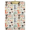 thumbnail image 2 of FMSHPON Fox Hedgehog Bear Snail Clipboard Hardboard Wood Nursing Clip Board and Pull for Standard A4 Letter 13x9 inches, 2 of 5