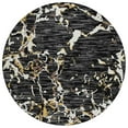 thumbnail image 2 of Addison Rugs Chantille Indoor/Outdoor Transitional Stripes Black Washable Round Rug, 8' x 8', 2 of 6