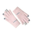 thumbnail image 3 of Dyfzdhu Warmed Finger Gloves New Fall Winter Outdoor Plus Velvet Thick Knitted Touched Screen Goves Pink, 3 of 6