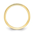 thumbnail image 2 of Real 14kt Yellow Gold Gold 1.2mm Milgrain Stackable Band Size: 4; for Adults and Teens; for Women and Men, 2 of 4