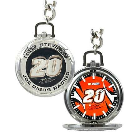NASCAR Tony Stewart Men's Pocket Watch, Orange Dial