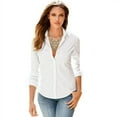 thumbnail image 2 of EIMELI Chemises Basiques à Manches Longues Chemises Simples Pull Stretch Casual Formelle, 2 of 2