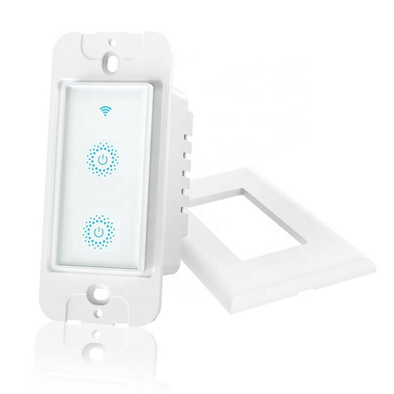 Intertek Wireless Smart Wifi Wall Light Switch Remote Control Switch 1 Gang