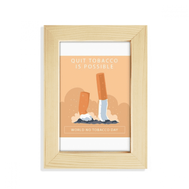 Logo Put Out Cigarettes Art Deco Fashion Desktop Display Photo Frame Picture Art Painting 5x7 inch