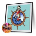 thumbnail image 2 of Cuadros Decorativos Pintura de diamante 5D DIY Faro Ancla Full Square Drill Rhinestone Kit Sywqhk Nuevos Originales, 2 of 9