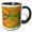 Black/White, variant on 3drose, Minnesota, Superior National Forest. Autumn Colors in Maple Tree., 11oz Mug