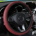 thumbnail image 6 of 100% New Micro Fiber Leather Steering Wheel Cover - Luxury Design, All-Season Protection, 6 of 9