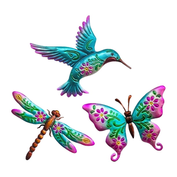 3 piezas de pegatinas de mariposas colgantes para decoración de pared, arte de pared de mariposa 3D extraíble Vistoso