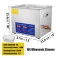 thumbnail image 2 of 3/6/10/15/22/30L Ultrasonic Cleaner Ultrasonic Device Stainless Steel With Heating Digital Timer For Glasses ,Widely Used, 2 of 7