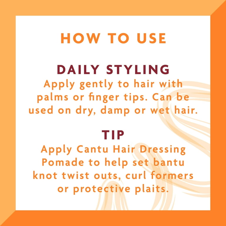 how to use cantu shea butter hair dressing pomade Amazon.com: Cantu Shea Butter Hair Dressing Pomade
