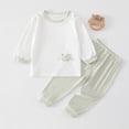 thumbnail image 2 of UAYOTSE Toddler Boys Long Sleeve Top and Pants 2-Piece Outfit Set, Casual Fall Winter Pajama and Loungewear Suit Size 1-2 Years, 2 of 8