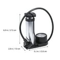 thumbnail image 2 of Toyvian Lightweight Aluminum Floor Pump for Bike with Two Valve Nozzle and Stable Handle, 2 of 8