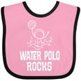 thumbnail image 3 of Inktastic Water Polo Rocks Sports Team Boys or Girls Baby Bib, 3 of 4
