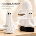 thumbnail image 5 of Texas Large Ghost Tabletop Decoration - Matte White Resin Standing Ghost Tabletop Figurine, Gentle Whimsical Autumn Halloween Indoor Shelf and Mantel Decoration, 5 of 7