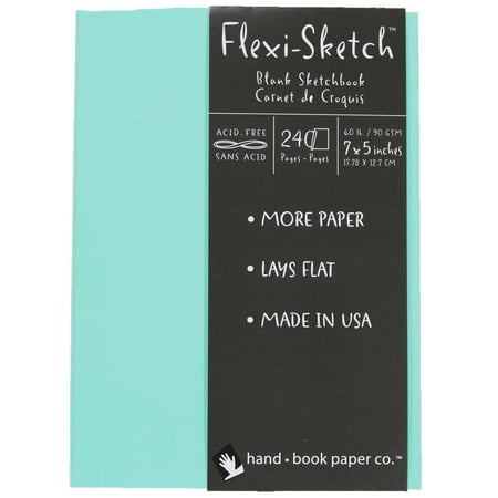 UPC: 0696844691155 | Global Art Flexi-Sketch Sketch Book  7  x 5  Pool (Portrait)  120/Sheets