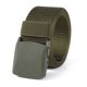 thumbnail image 1 of Xiao Hua Cinturón de lona para hombre, hebilla de plástico sin metal, apto para trabajo y deportes, verde, 1 pieza, 1 of 4