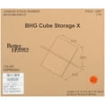 Better Homes & Gardens Cube Storage Shelf X, Solid Black