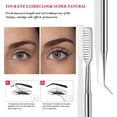 thumbnail image 2 of 2 in 1 Eye Lash Lift Tool – Stainless Steel Eyelash Separator Tool for Eyelash Eyebrow Perming Tinting, Metal Lash Lift Rods Tools for Curling Extensions, Precision Lash Comb - Silver Silver Silver, 2 of 5