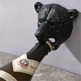 thumbnail image 2 of Manuel Décapsuleur de Bière Ouvre-Bouteille Métal en Forme de Notre Noir, 2 of 4