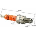 thumbnail image 2 of Applicable to Performance Racing 6 Pins AC Box Ignition Coil A7TJC Spark Plug for GY6 50 80 110 125 150cc Moped Scooter ATV Go Carts(Spark plug), 2 of 4