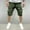 Green, variant on LADIGASU Men's Summer able Multi Pocket Design Loose Straight Work Shorts