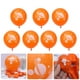 thumbnail image 2 of 10 globos de látex con estampado de planeta naranja, accesorios de decoración para fiestas y bodas., 2 of 6