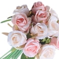 thumbnail image 4 of Kearding 12 Uds. De flores artificiales de rosas falsas para interior y exterior, adorno para fotografía Type6 NO6, 4 of 6