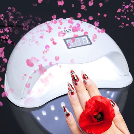 48w Sunuv Sun5 Nail Lamp Uv Lamp Nail Dryer For Uv Led Gel Polish