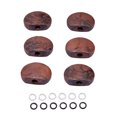 thumbnail image 4 of Milisten 6 PCS/ Set Vintage Tuners Machine Heads String Tuning Pegs Replacement Acrylic Buttons Keys for Electric Guitar GC803, 4 of 5