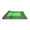 thumbnail image 2 of Ahgly Company Indoor Rectangle Abstract Emerald Green Modern Area Rugs, 2' x 3', 2 of 4
