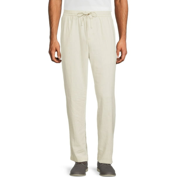 GEORGE - George Men’s Linen Pants - Walmart.com - Walmart.com