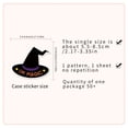 thumbnail image 4 of 50 Witch Hat Stickers Halloween Gothic Waterproof Decorative Decals for Laptop Journal Scrapbook Phone Case Bottle Planner, 4 of 6