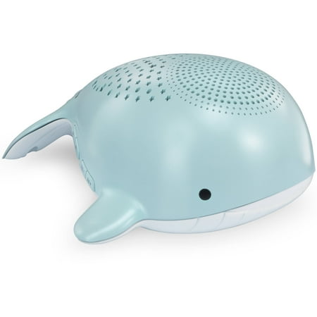 VTech BC8312 Wyatt the Whale Storytelling Baby Soother with Glow-on Ceiling Night Light, blue